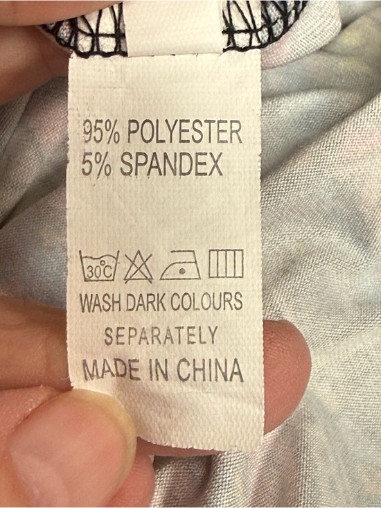 Pink Paisley Print Tunic Dress Boho Stretch Long Sleeve Swing XXL Bright - Picture 9 of 10